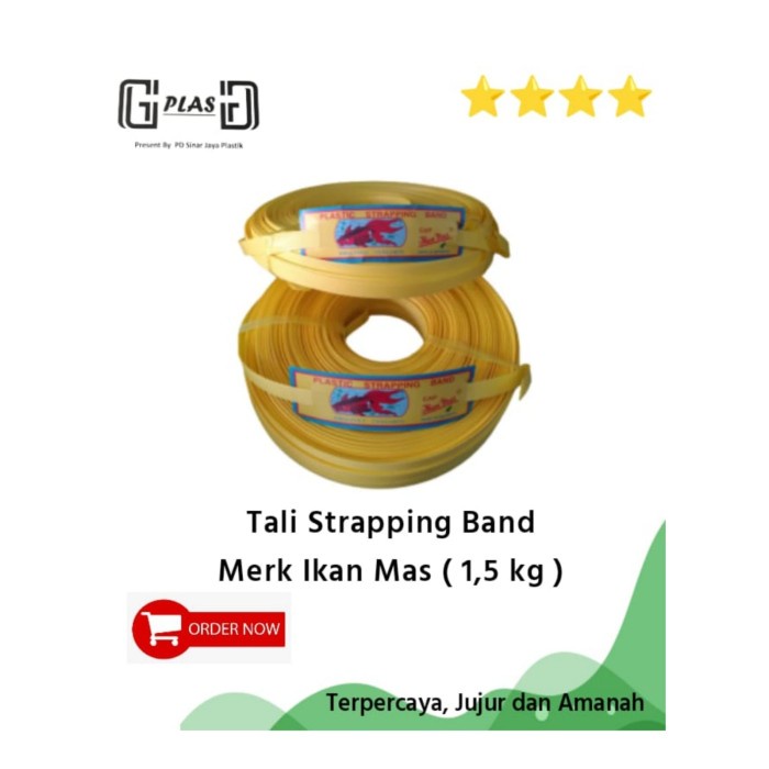 

[[JNT COD]] Tali Strapping Manual Ikan Mas 1,5kg