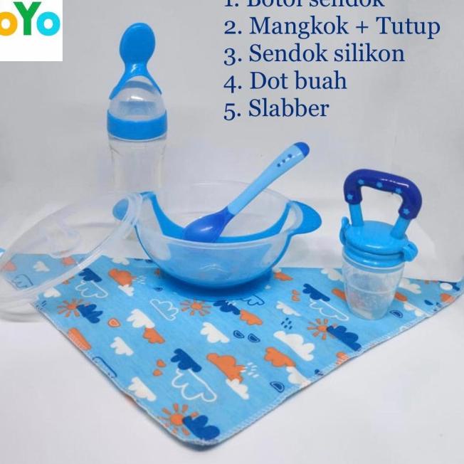 ♗ Perlengkapan Makan Bayi / Peralatan Makan Bayi Set / Alat Makan Bayi ➭
