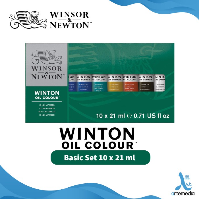 

Kolio Cat Minyak Winsor & Newton Winton 10X21Ml Oil Color Paint Set