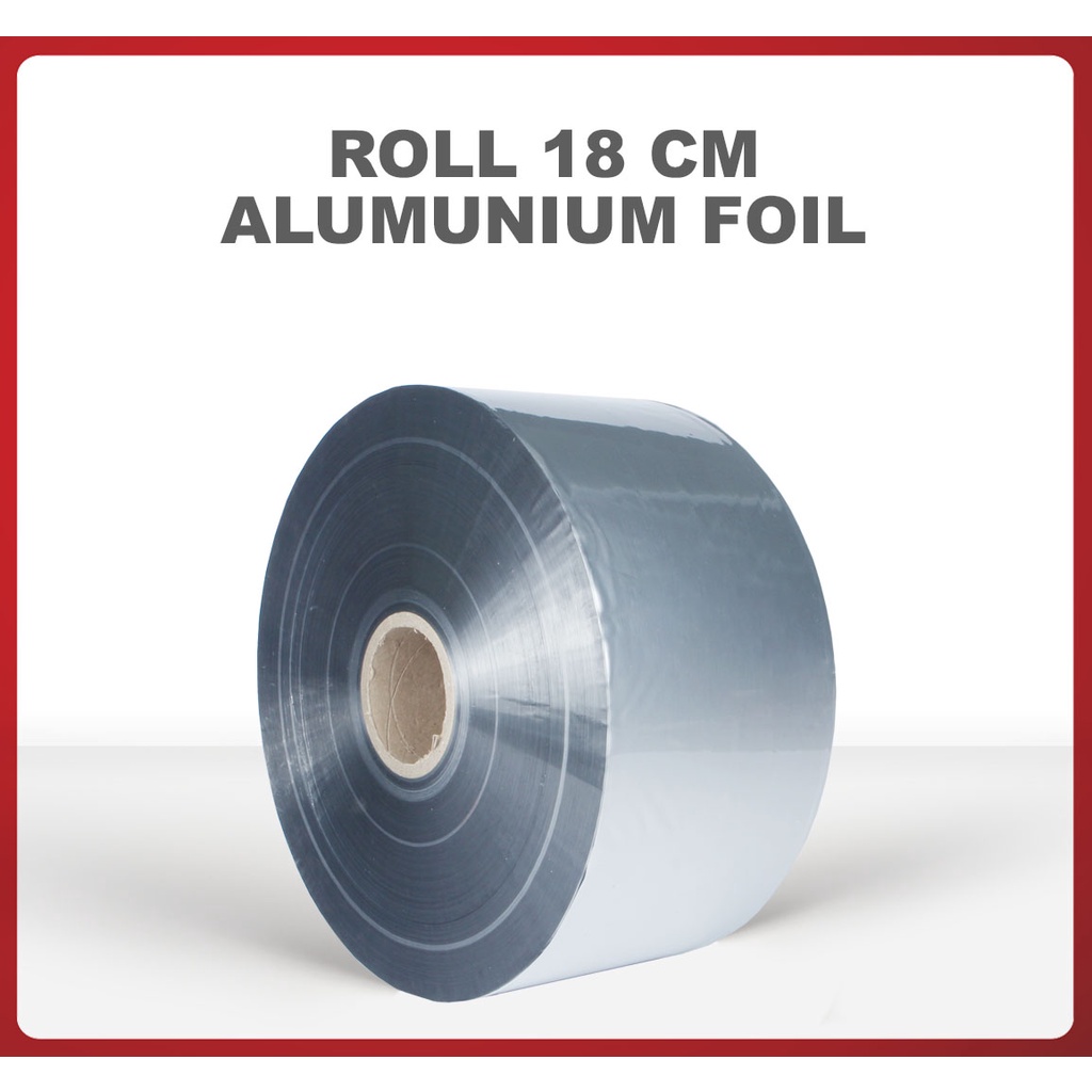 Aluminium Foil Roll 18cm x 1000m - Roll Plastik Kemasan - Kemasan Jaya Gemilang