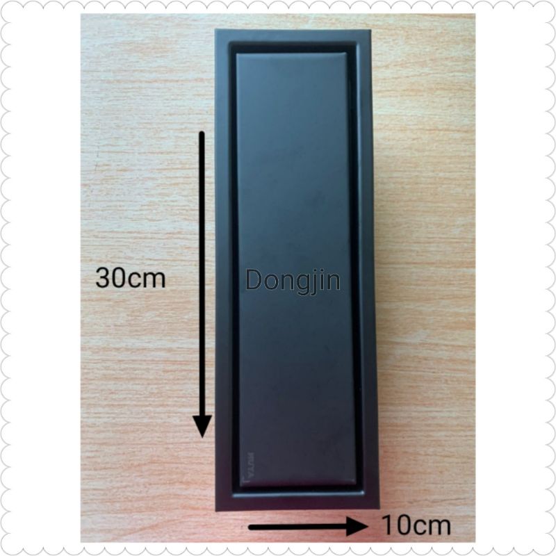 FLOOR DRAIN HITAM KAMAR MANDI STAINLES MODEL PANJANG