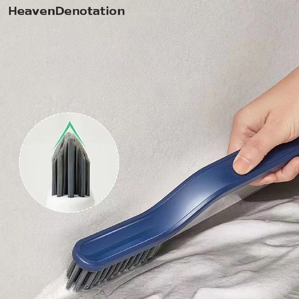 [HeavenDenotation] 2-in-1 Sikat Pembersih Celah Lantai Ubin Kamar Mandi Serbaguna Window Groove Brush HDV