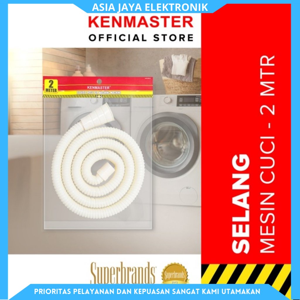 Kenmaster Selang Mesin Cuci 2 Meter Semua Merk Semua Tipe