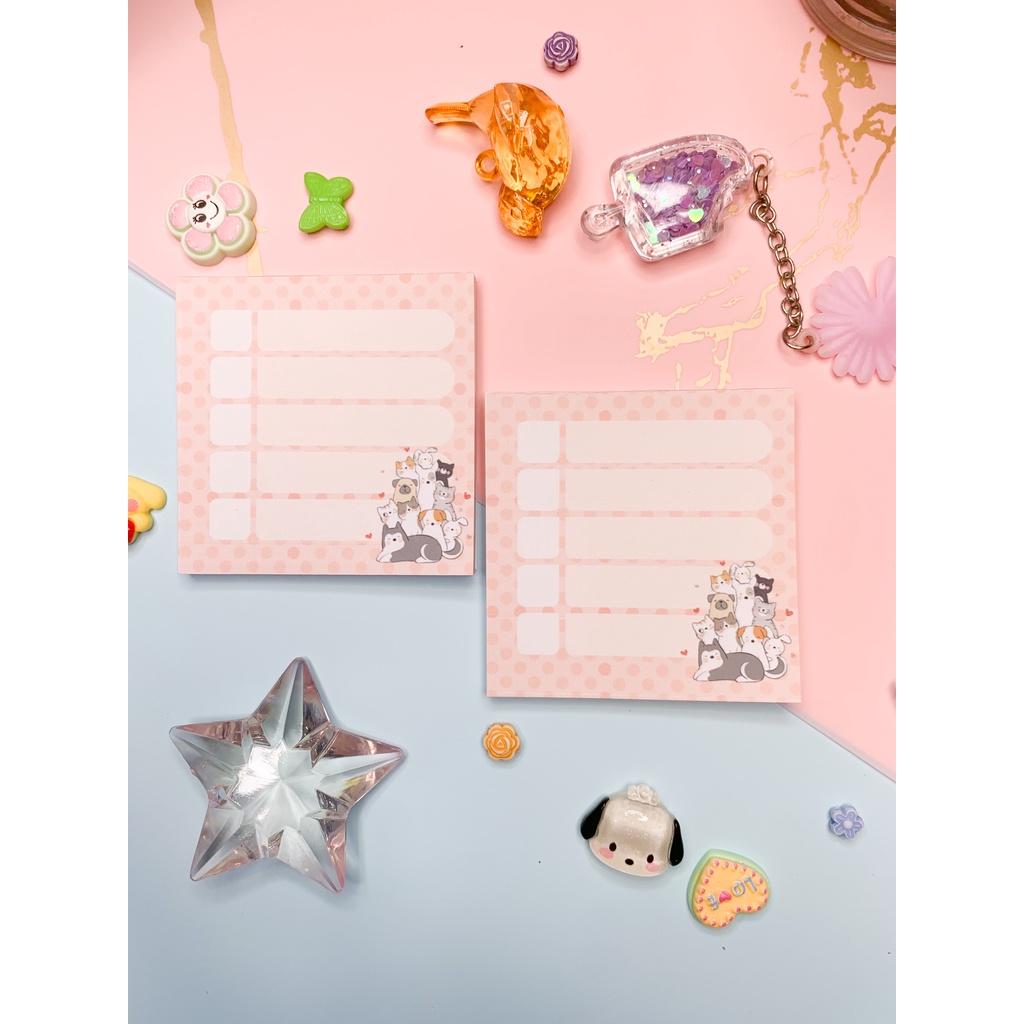 【GOGOMART】Kertas Memo Memopad Memo Notepad / Memo Catatan Bukan Sticky Notes Tempel - MM017