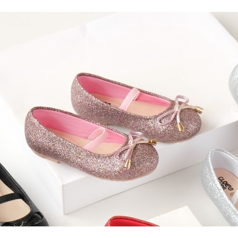 CLOEVKIDS - PRE ORDER Chilla Ukuran 22-29 Flatshoes Sepatu Pesta Ballet Anak Perempuan