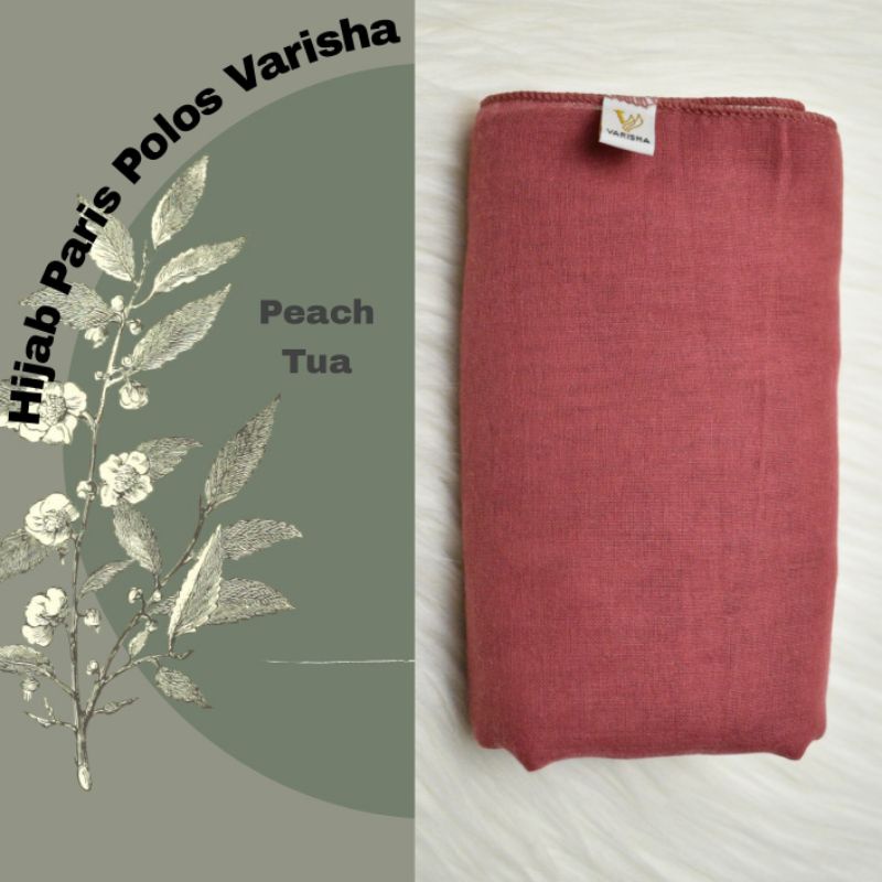kerudung paris segiempat varisha polos size 110x110/kerudung hijab segiempat paris varisha polos war