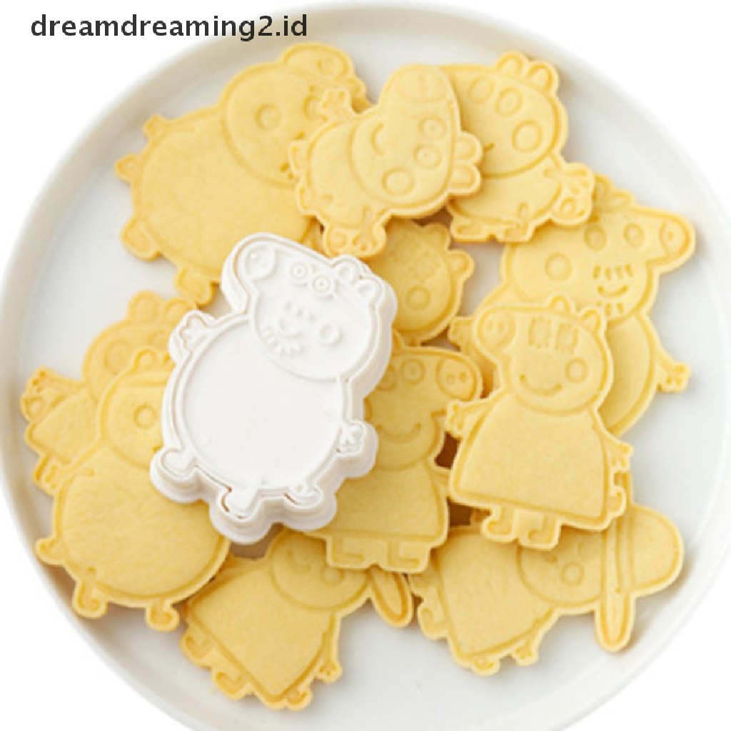 (dream) 6pcs/set Cetakan Kue Kering Cookie Cutter Bentuk Babi Pastry DIY Fondant Cake Biskuit Decorag Tools Kitchen Baking Mold.