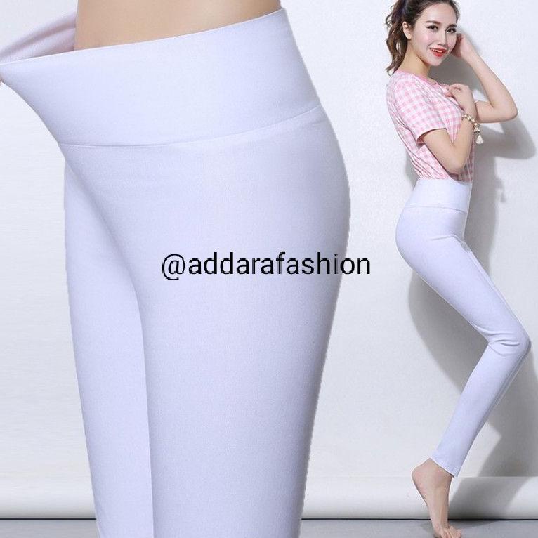 Murah Meriah LEGGING PUTIH | LEGGING IMPORT TEBAL KOREA | LEGGING SAKTI | LEGGING HW HHWAIST | LEGGI