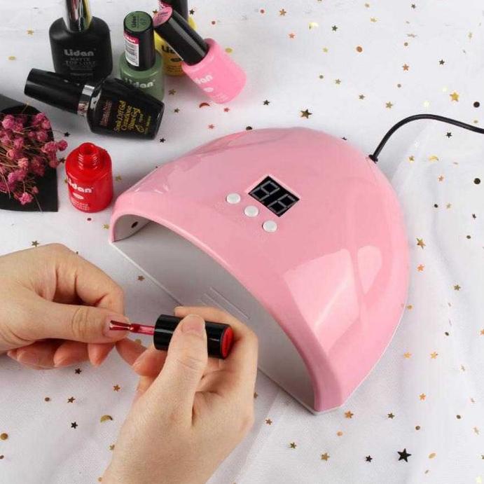 ☋ Pengering Kutek Kuku Smart UV LED Nail Dryer 36W ✽
