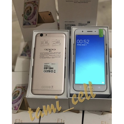 OPPO F1S RAM 4+64 GB GARANSI DISTRIBUTOR 1 TAHUN