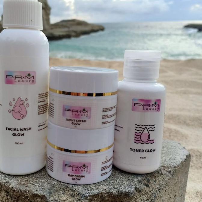 ♛ GLOW SERIES  / PRM Luxury glow / Luxury glow / Skincare  murah ❉