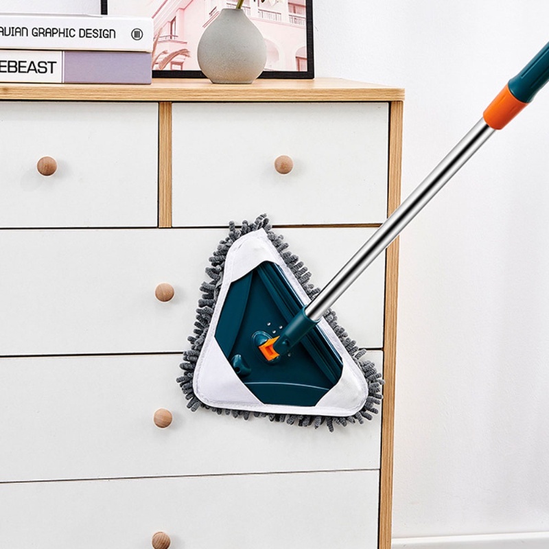 【COD】Alat Pembersih Rumah Triangle Mop 360° Pel Dinding Segitiga Serbaguna