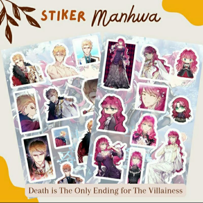 

Sticker Manhwa Waterproof Death is The Only Ending For The Villainess/Stiker A6 Anti Air Kematian adalah akhir dari pemeran antagonis/stiker chromo vinyl laminasi penelope calisto iklies derrick reynold