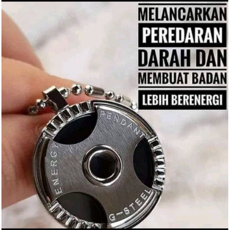 G STEEL MCI KALUNG KESEHATAN MCI KALUNG GERMANIUM MCI KALUNG ANTI RADIASI ASLI ORIGINAL ORI KALUNG M
