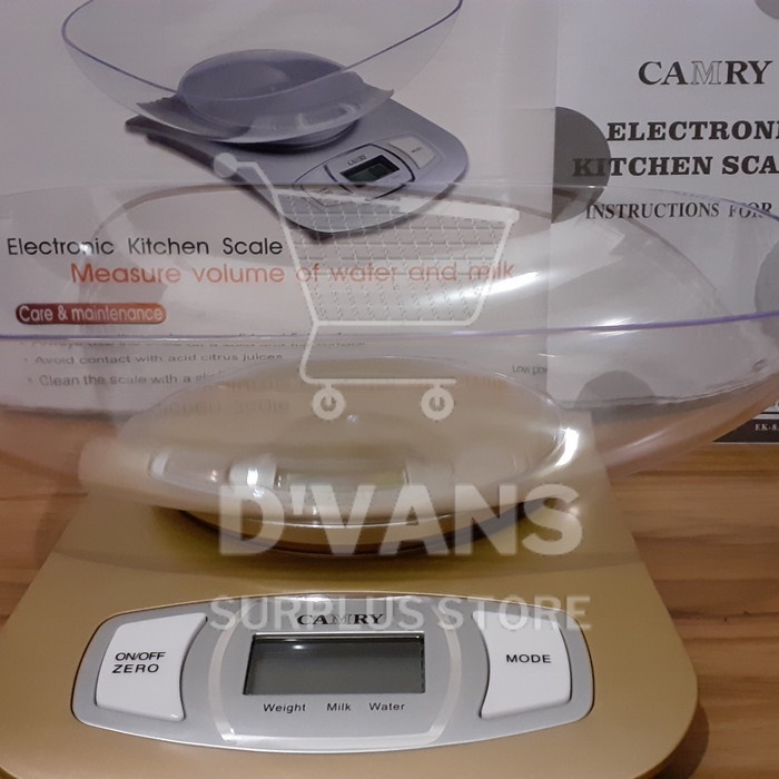 [Timbangan Dapur] Timbangan Digital Camry Ek-3650 5 Kg Timbangan Digital Camry [Timbangan ]