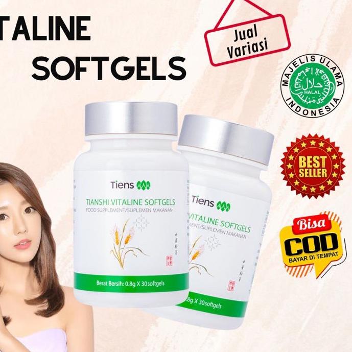 

֍ (TERLARIS) VITAGELS PEMUTIH TUBUH ALAMI|| VITALINE SOFTGELS 100% ORIGINAL || PENCERAH KULIT ☜