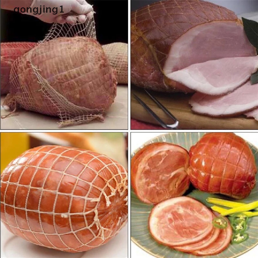Ggg 3meter Jaring Daging Katun Jaring Sosis Ham Butcher's String Sausage Net Roll ID