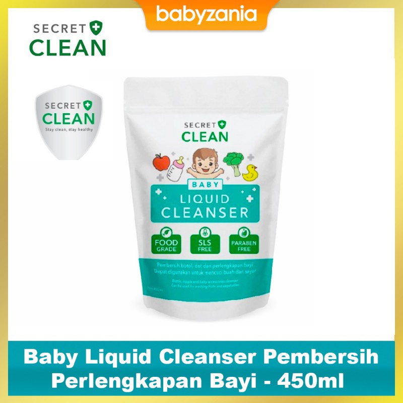 Secret Clean Baby Liquid Cleanser Pembersih Perlengkapan Bayi - 450 ml