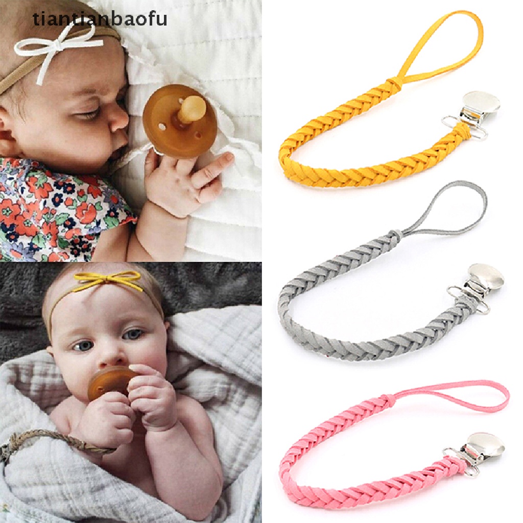 [tiantianbaofu] 1pc Baru Dot Bayi Klip Rantai Pemegang nipple Tali Tali Dot Penenang Butik