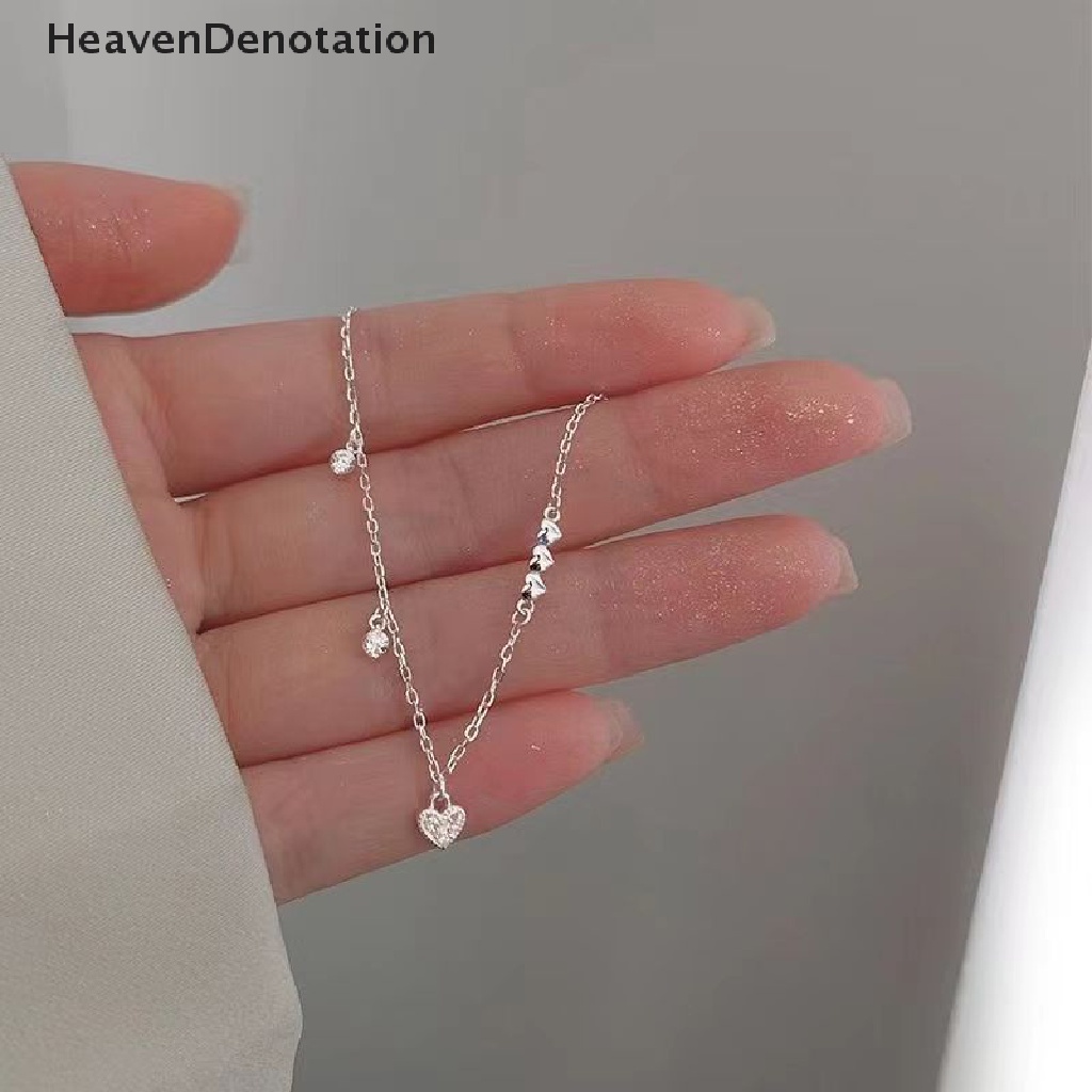 [HeavenDenotation] Fashion Temperamen Jantung Kecil Gelang Kepribadian O Rantai Gelang Untuk Wanita Perempuan Ulang Tahun Pesta Pernikahan Hadiah Perhiasan HDV