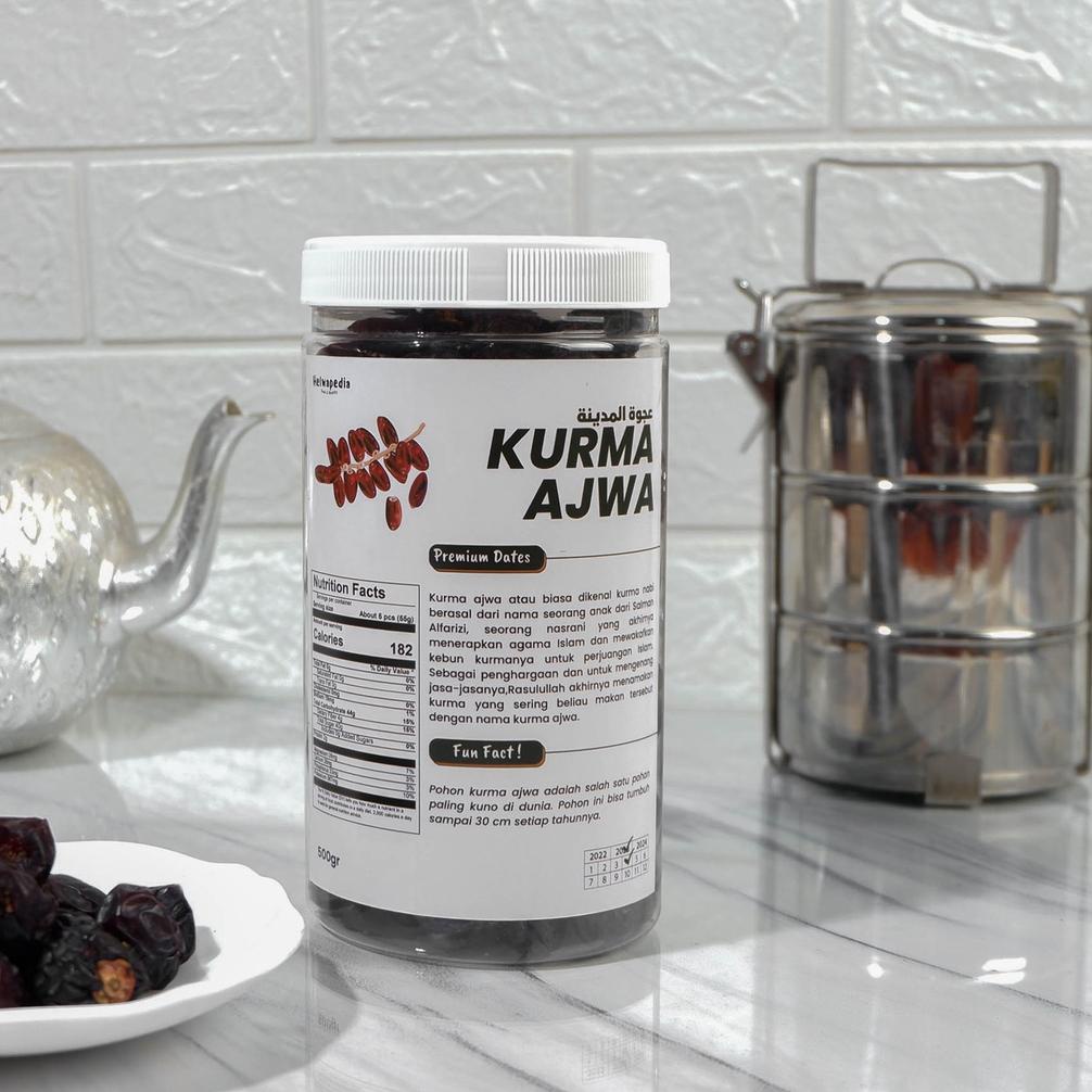 

♠ Kurma Ajwa Premium 500gr kurma Nabi
