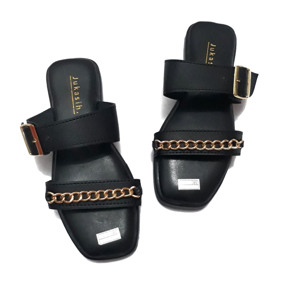 dedinbrado - Sandal wanita gesper rante sandal empuk dan nyaman