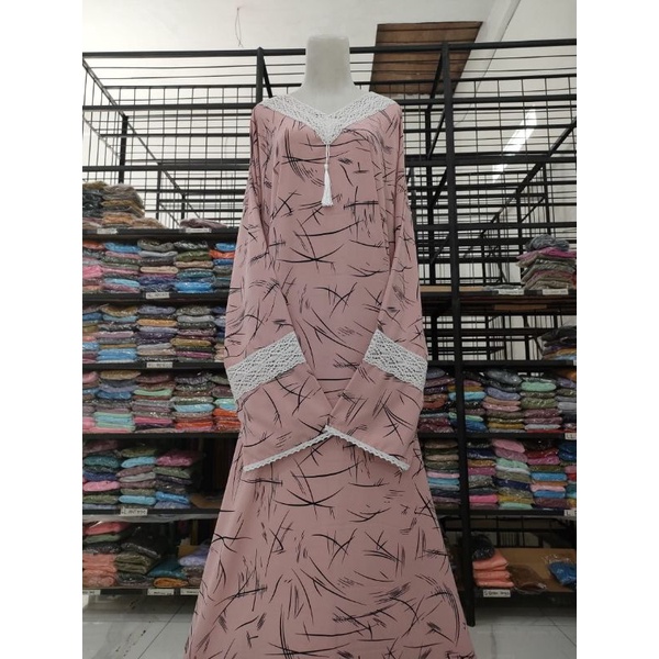 FREE TAS Abaya Sholat Turkey MUKENA Traveling 354