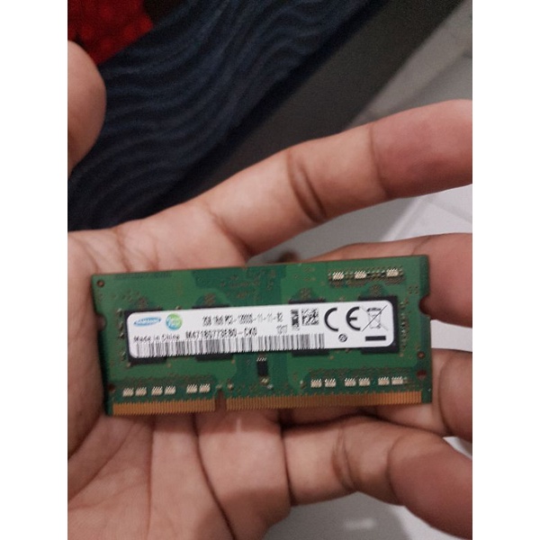 RAM LAPTOP DDR3 2GB PC 10800S SAMSUNG BEKAS COPOTAN