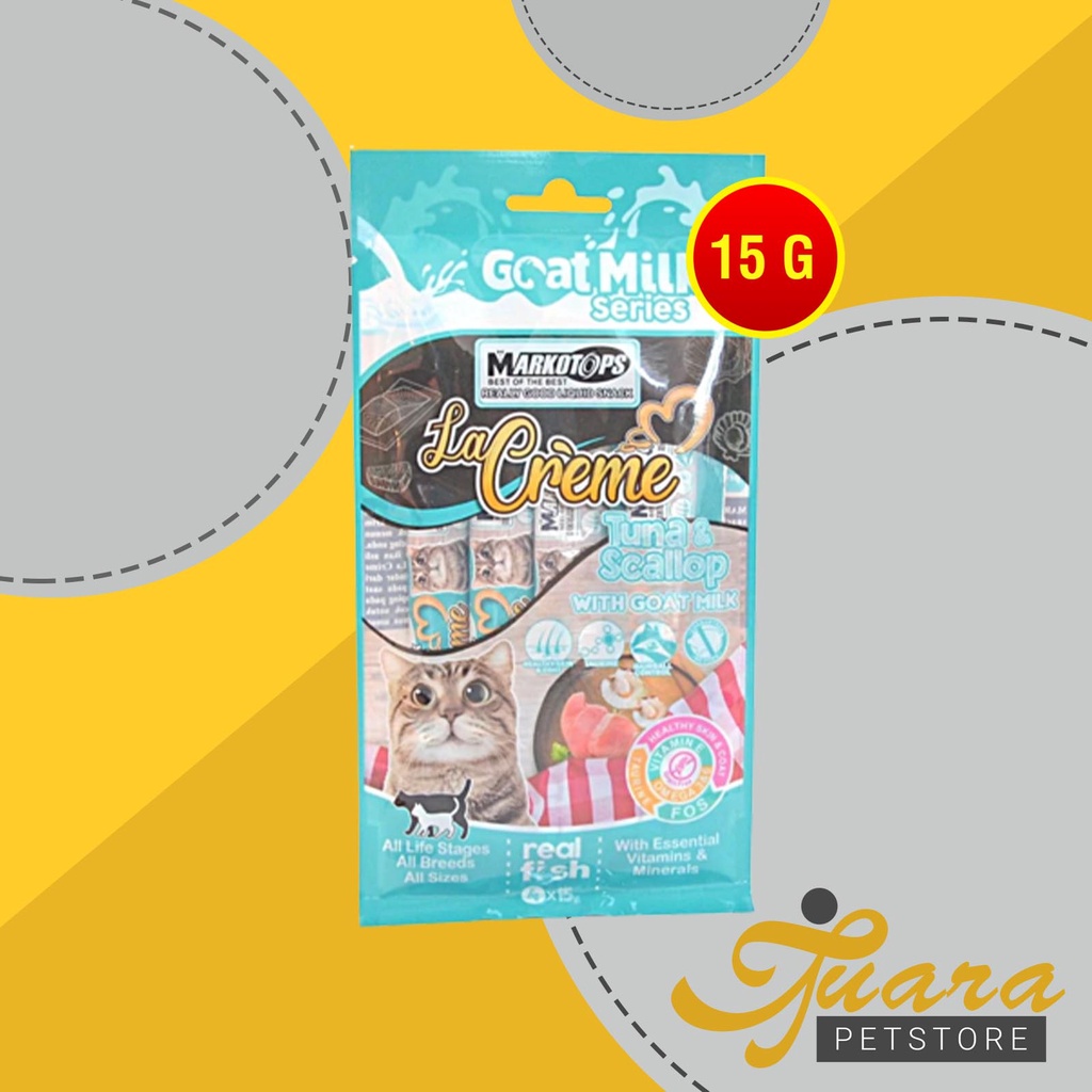 Markotops La Creme Cat Snack Cemilan Kucing Creamy Liquid 85