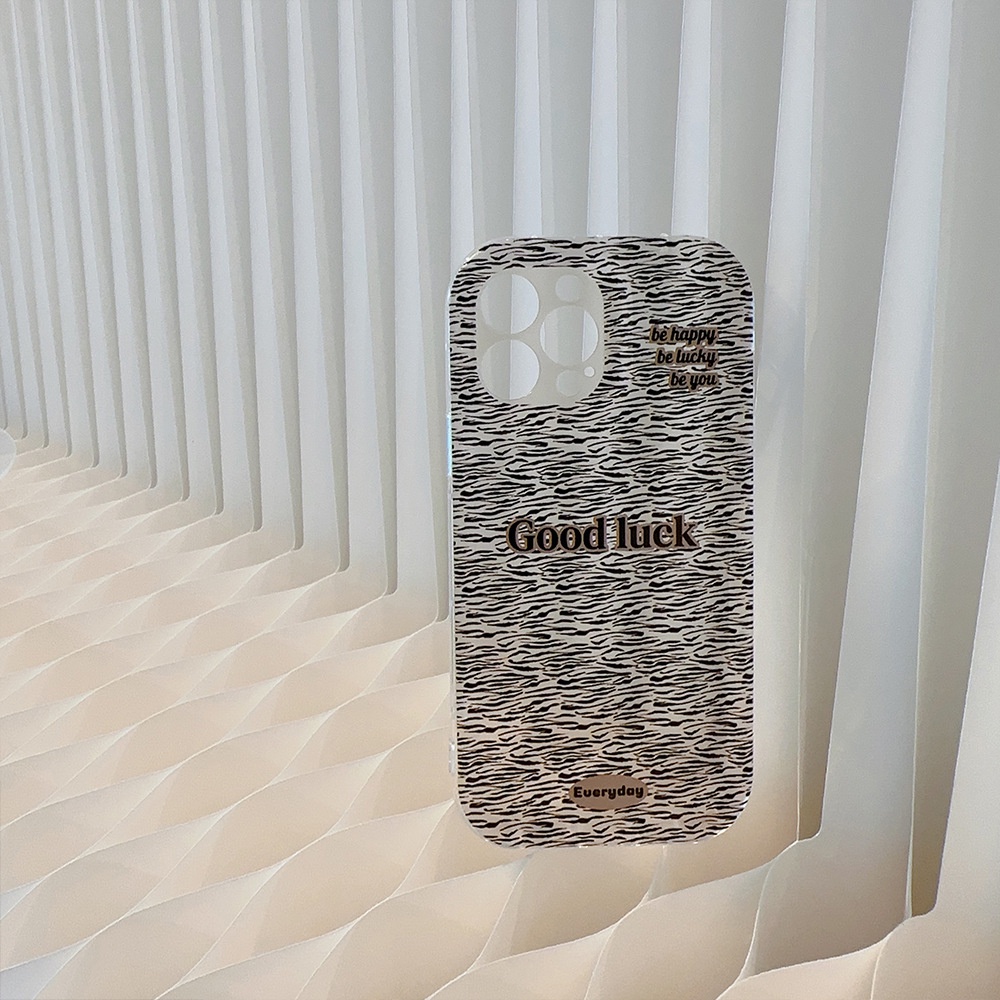 Unisex Black Ripple Art Soft TPU Full Protection Transparent Phone Case Cover for Iphone 11 12 13 14 PRO MAX