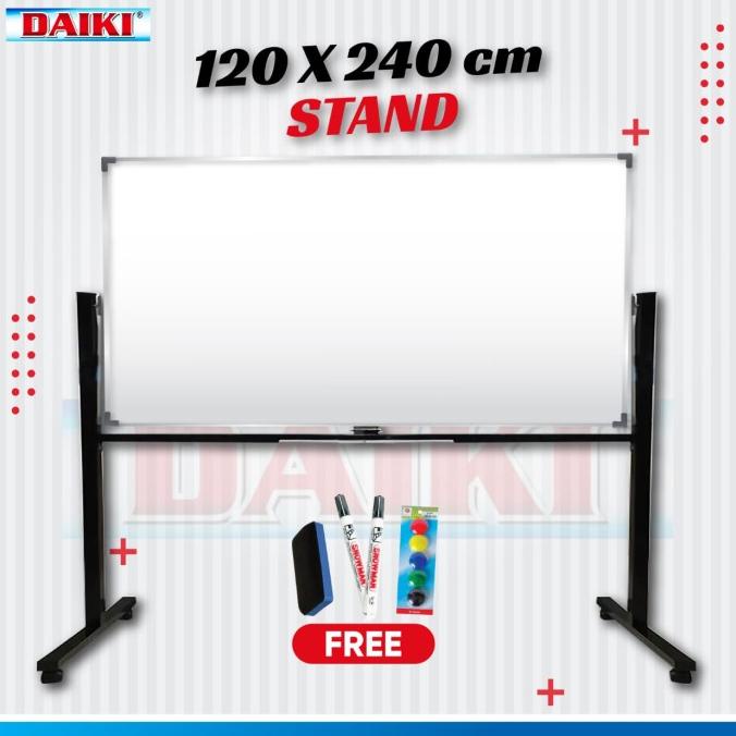

Daiki Whiteboard Standing Magnet - Doubleface - Size Jumbo - 120x240cm