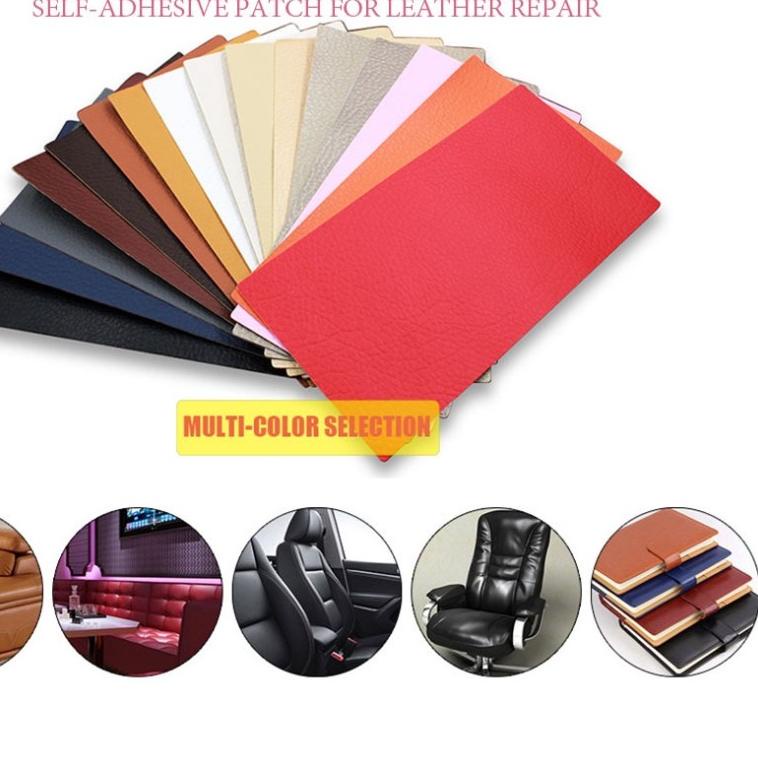♬ Stiker Kulit Sofa Tambal Sofa Robek Kulit Kulit Jok Kursi Perekat Stiker Jok Sofa Stiker Kulit Pen