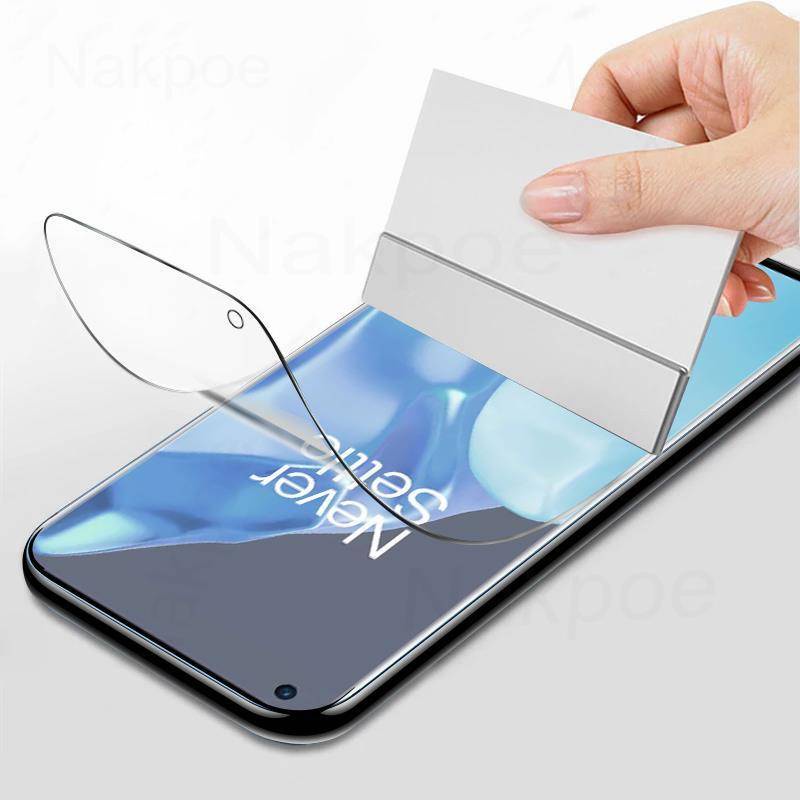 4pcs Untuk Oneplus 77t 8 8T 9 9E 9R 9RT 10 Pro Pelindung Hydrogel Film Pelindung Layar Untuk Oneplus Nord 2 N10 N100 N20 N200