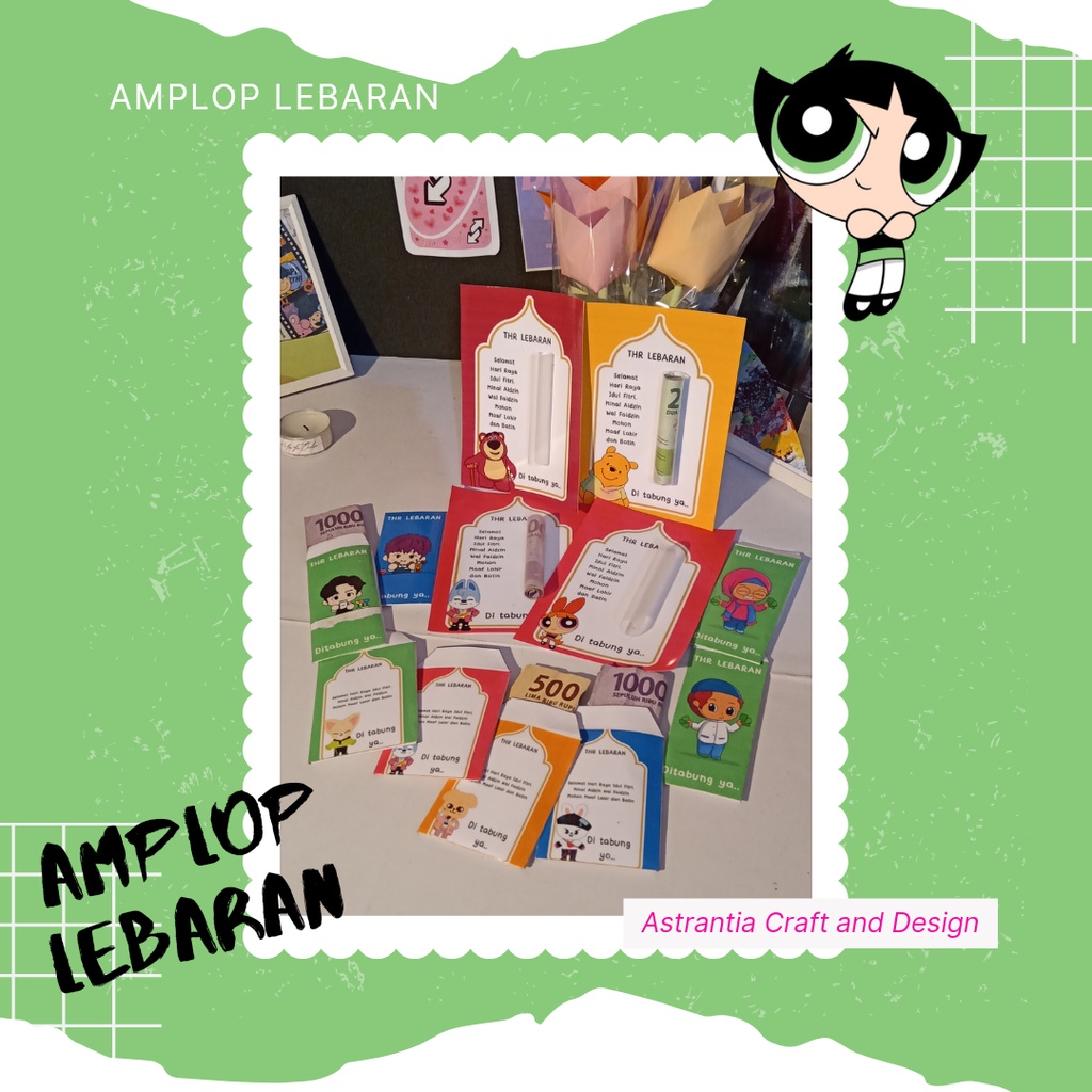

AMPLOP LEBARAN KARAKTER LUCU