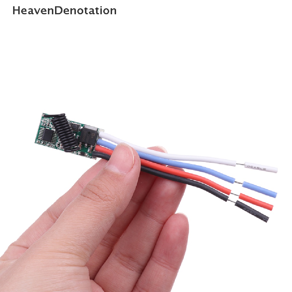 [HeavenDenotation] Saklar Remote Control Universal Wireless433Mhz DC 3.6V-24V 433Mhz 1ch RF HDV