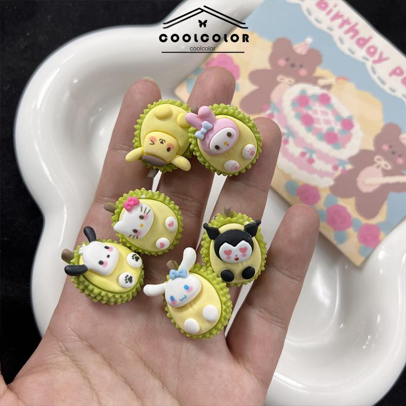 COD❤️Jepit rambut durian lucu KT kucing klip paruh bebek klip kartun rambut gadis poni manis klip aksesoris rambut- cl