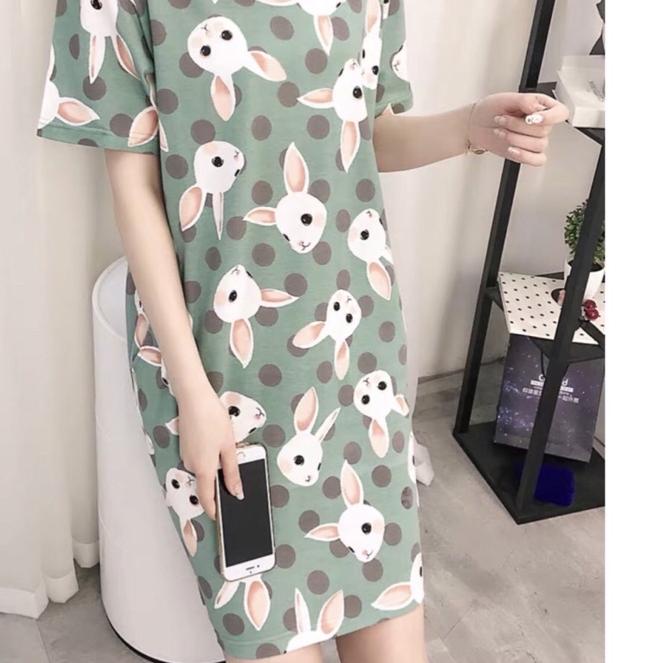 ✮ Daster kaos jumbo import chic ☼