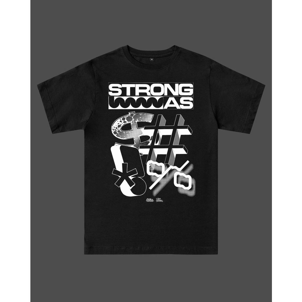 COD/AN/ -kaos unisex size M,L,XL,XXL kaos terlaris strong t-shirt distro-