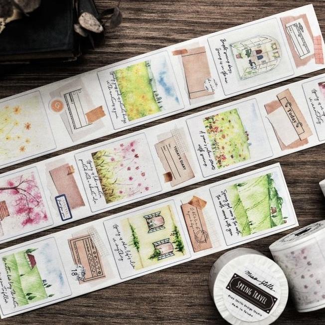 

Miao Stelle Spring Travel Washi Tape