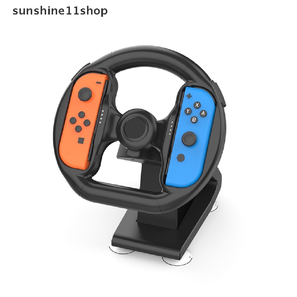 Sho Untuk Switch OLED Racing Game NS Aksesori Steer Wheel Controller Attachment Dengan 4gelas Hisap Untuk Joy-Con Compatible N
