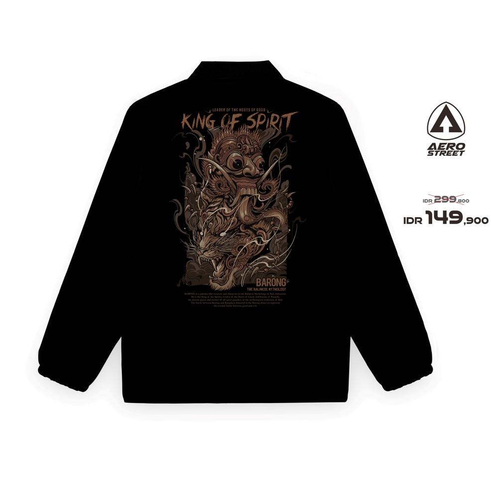 REKOMENDASI Aerostreet Coach Jacket Barong Hitam Jaket DADAA