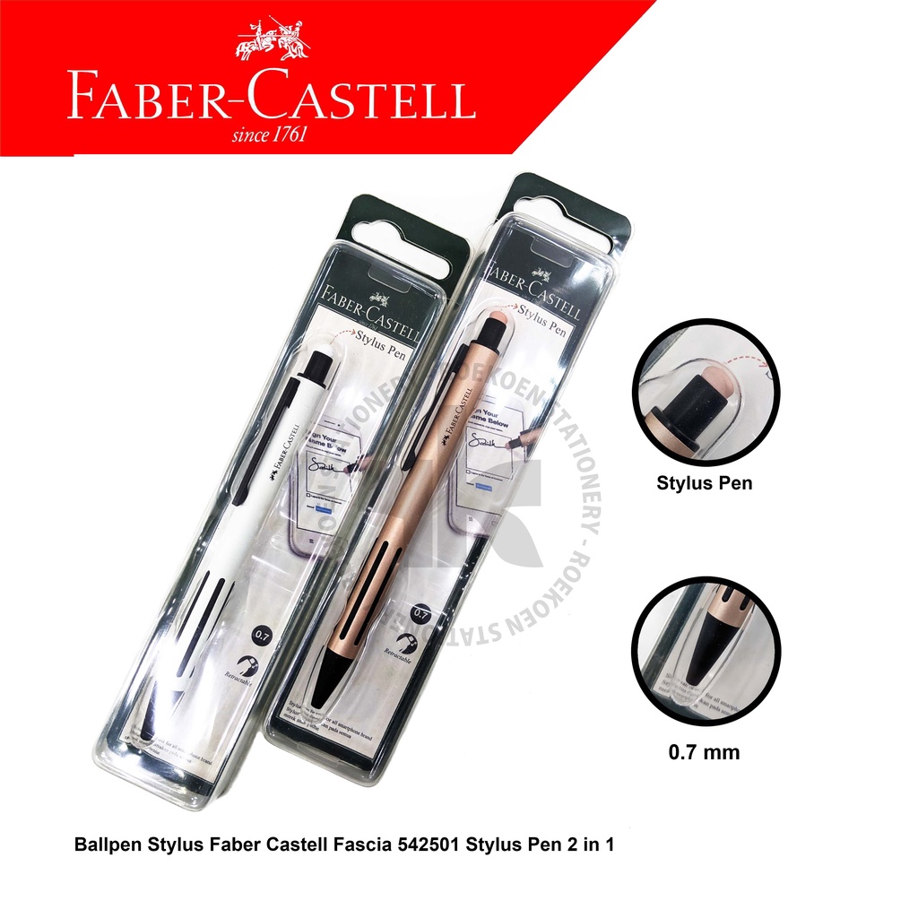 

Faber Castell Fascia Stylus Pen Ballpen Stylus 2 in 1