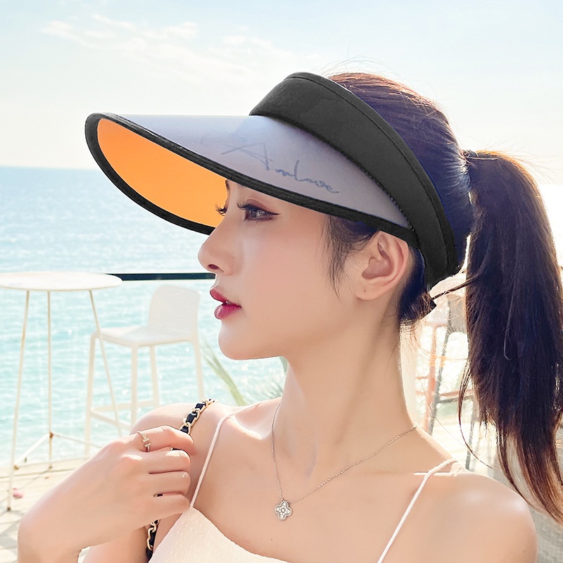 Tanpa Kepala anti-ultraviolet Pantai sun-shading open-top Topi Matahari Mata Besar