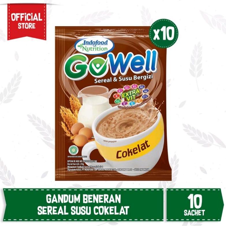 

♠ Indofood Go Well Sereal & Susu RENCENG Isi 11