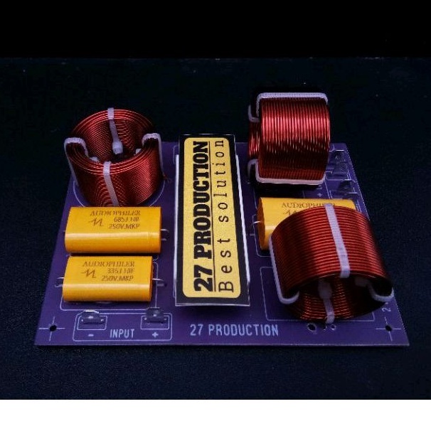 crossover pasif 2way 4ohm audiophiler