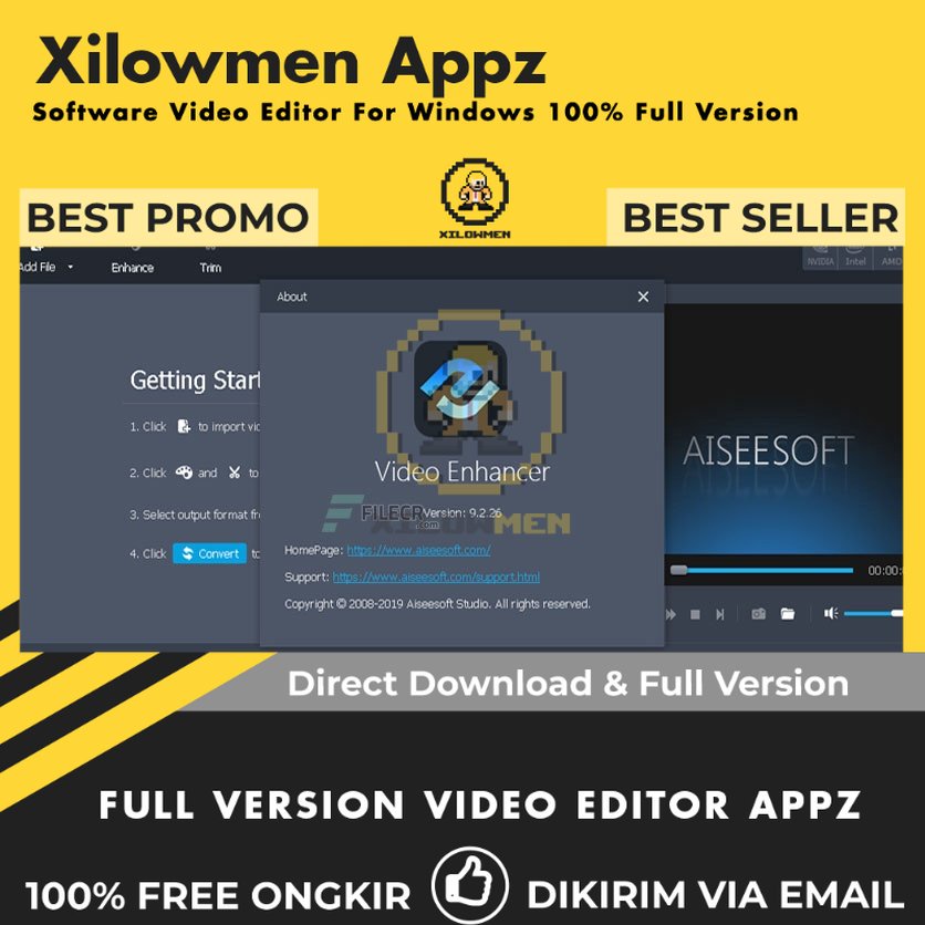 [Full Version] Aiseesoft Video Enhancer Pro Video Editor Lifetime WIN OS