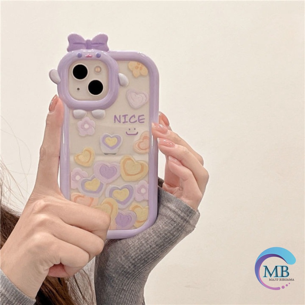 SS140 SOFTCASE LOVE PURPLE FOR IPHONE X XS XR XS MAX 11 12 13 14 PRO MAX MB4323