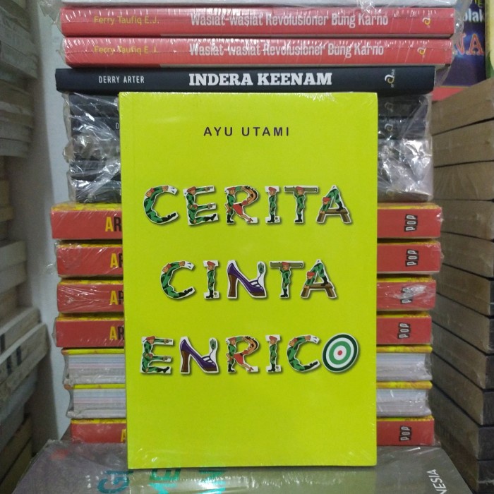 Terlaris Buku Original Cerita Cinta Enrico Ayu Utami