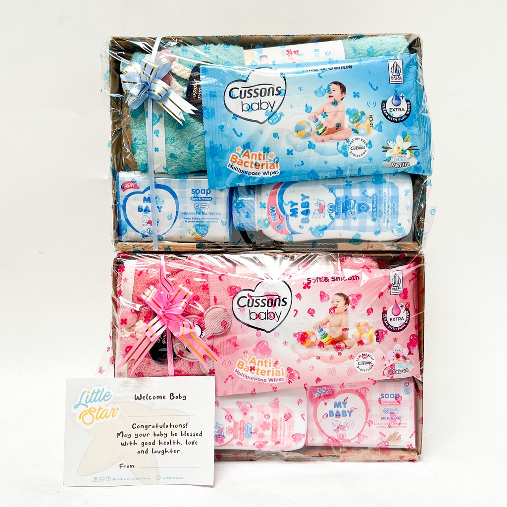 Kado Lahiran Parsel Perlengkapan Mandi Newborn Hampers Bayi Baru Lahir