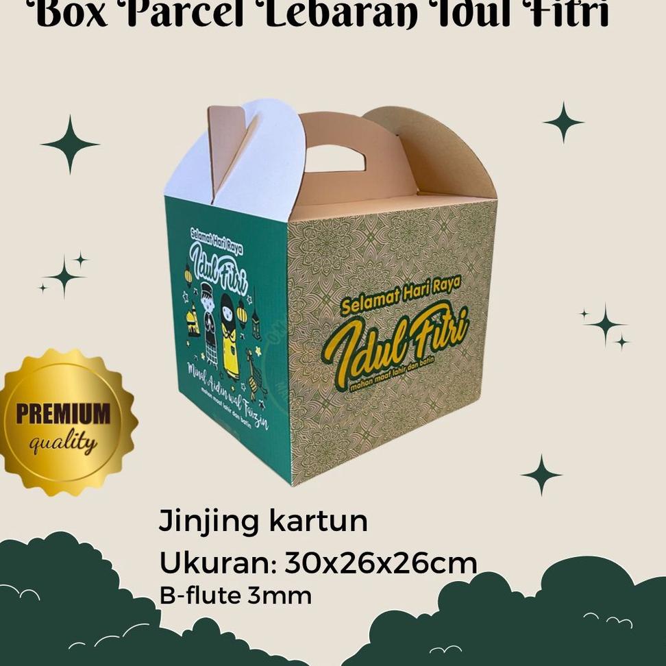 

O79 30x26x26 cm jingput kartun / box PARCEL LEBARAN IDUL FITRI NEW PRODUCT じ